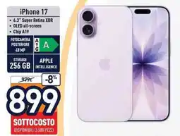 Unieuro iPhone 17 offerta