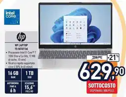 Unieuro HP LAPTOP 15-fd1011nl offerta