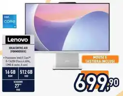 Unieuro Lenovo IDEACENTRE AIO (FOHM0OS5IX) offerta