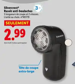 Lidl Silvercrest Rasoir anti-bouloches offerta