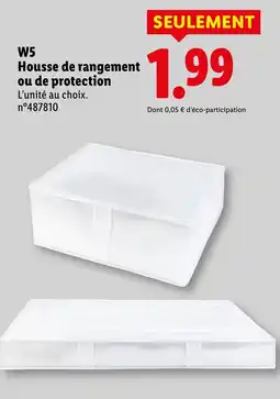 Lidl W5 Housse de rangement ou de protection offerta