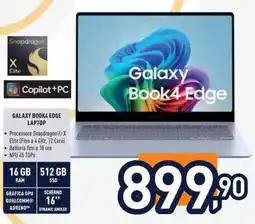 Unieuro SAMSUNG GALAXY BOOK4 EDGE LAPTOP offerta