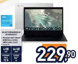 Unieuro SAMSUNG GALAXY CHROMEBOOK GO XE340XDAKA1IT offerta