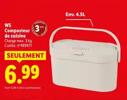 Lidl W5 Composteur de cuisine offerta