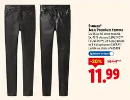 Lidl Esmara Jean Premium femme offerta