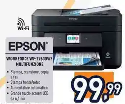 Unieuro EPSON WORKFORCE WF-2960DWF MULTIFUNZIONE offerta
