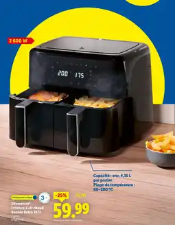 Lidl Silvercrest Friteuse à air chaud double Retro 1973 offerta