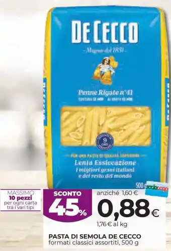 Pasta di semola DE CECCO
