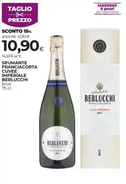 Coop Spumante franciacorta cuvee imperiale BERLUCCHI offerta