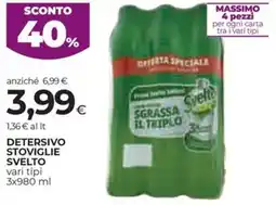 Coop Detersivo stoviglie SVELTO offerta
