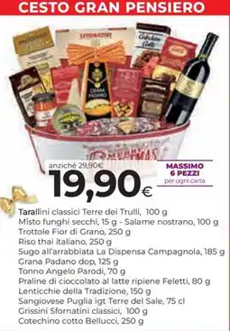 Coop Cesto gran pensiero offerta