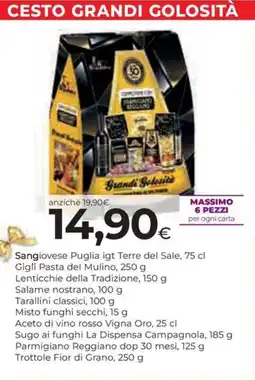 Coop Cesto grandi golosità offerta