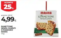 Coop Panettone senza canditi o pandoro MAINA offerta