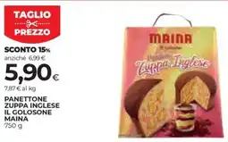 Coop Panettone zuppa inglese il golosone MAINA offerta