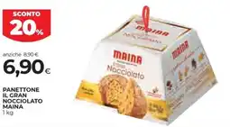 Coop Panettone il gran nocciolato MAINA offerta