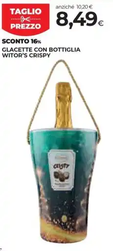 Coop Glacette con bottiglia WITOR'S CRISPY offerta