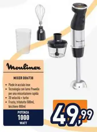 Unieuro Moulinex MIXER DD6738 offerta
