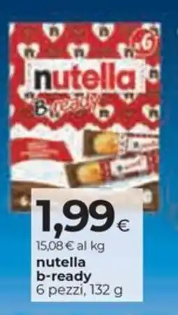 Coop nutella b-ready 6 pezzi offerta