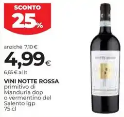 Coop Vini NOTTE ROSSA offerta