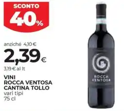Coop Vini rocca ventosa CANTINA TOLLO offerta