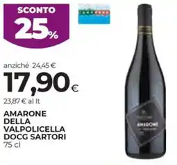 Coop Amarone della valpolicella DOCG SARTORI offerta