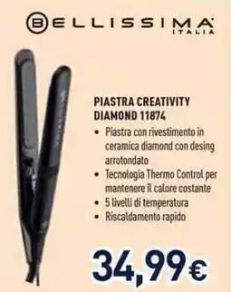 Unieuro BELLISSIMA PIASTRA CREATIVITY DIAMOND 11874 offerta