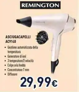 Unieuro REMINGTON ASCIUGACAPELLI AC9140 offerta