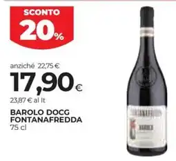 Coop Barolo docg FONTANAFREDDA offerta