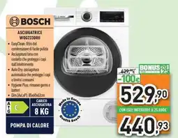 Unieuro BOSCH ASCIUGATRICE WQG233D0II offerta