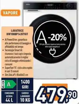Unieuro Haier LAVATRICE HW100BP14357UIT offerta