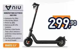 Unieuro NIU MONOPATTINO ELETTRICO KQ13 PRO offerta
