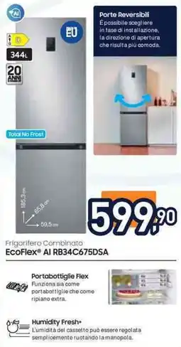 Unieuro SAMSUNG EcoFlex Al RB34C675DSA offerta