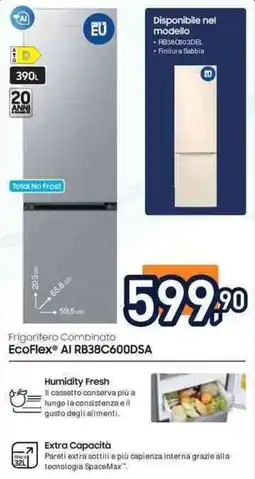 Unieuro SAMSUNG EcoFlex Al RB38C600DSA offerta