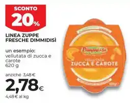 Coop Linea zuppe fresche DIMMIDISÌ offerta