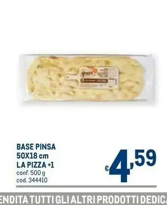Metro La pizza +1 base pinsa offerta