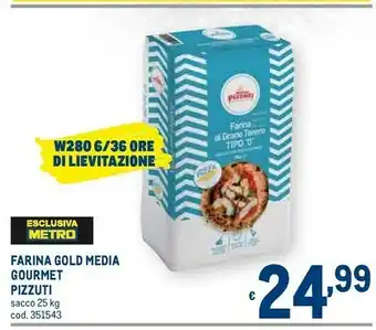Metro Pizzuti farina gold media gourmet offerta