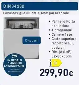 Unieuro beko DIN 34 330 offerta