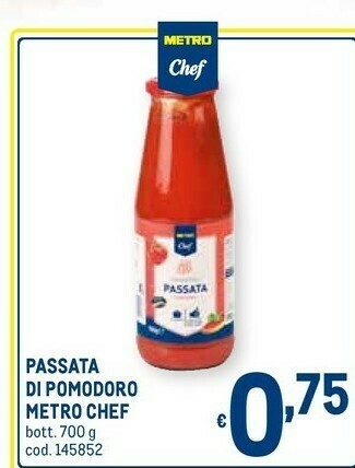 Metro Passata di pomodoro offerta