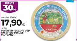 Coop Pecorino toscano dop caseificio sociale MANCIANO offerta