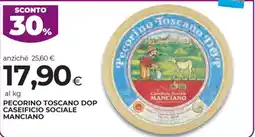 Coop Pecorino toscano dop caseificio sociale MANCIANO offerta