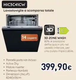 Unieuro Hotpoint ARISTON HIC3C41CW offerta