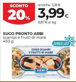 Coop Sugo pronto ARBI offerta