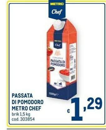 Metro Passata di pomodoro offerta