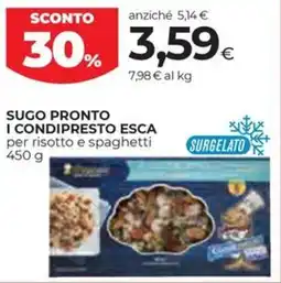 Coop Sugo pronto i condipresto ESCA offerta