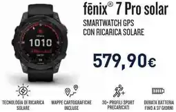 Unieuro Garmin. fenix smartwatch gps con ricarica solare 7 pro solar offerta