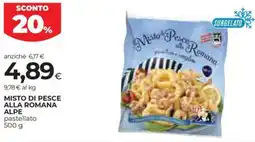 Coop Misto di pesce alla romana alpe offerta
