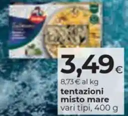 Coop Findus tentazioni misto mare offerta
