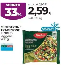Coop Minestrone tradizione FINDUS offerta