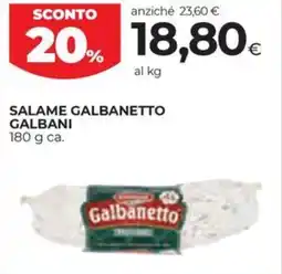 Coop Salame galbanetto GALBANI offerta