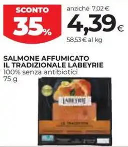 Coop Salmone affumicato il tradizionale LABEYRIE offerta